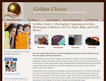 Tablet Screenshot of goldenchoice.co.uk